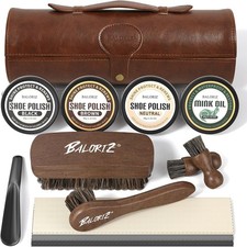 Shoe Polish Kit for Men  Women - 13Pcs Leather Shine Birthday...
