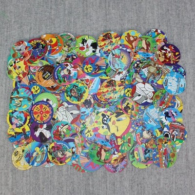 SMITHS FLIPPO Looney Tunes Pogs Caps Vintage 1990s Collectible 150+ Mixed Lot 2