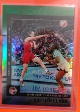 2025 Panini Caitlin Clark Chronicled #39 Green Holo