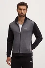 HUGO BOSS Mens Grey Full Zip Funnel Neck Tracksuit Jacket Small BNWT REF C1667
