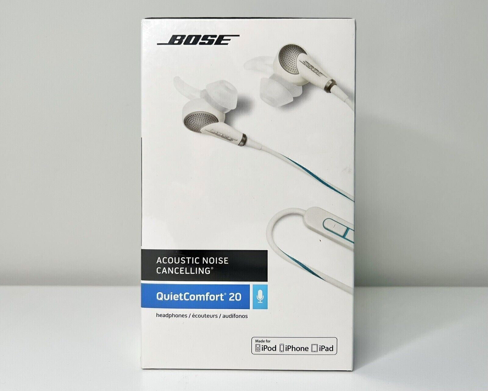 Bose QuietComfort20 Noise Cancelling Headpone Bose QC20 Earbuds For iOS/Android-image