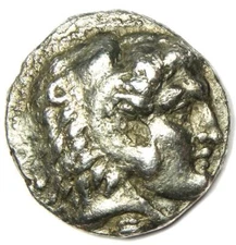 Philip III Alexander the Great III AR Tetradrachm Coin 321 BC - VF / XF