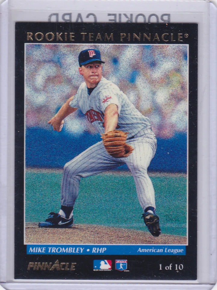 КАРТОЧКА ДЕБЮТАНТА ПЕДРО МАРТИНЕСА Team Pinnacle ВСТАВКА $$ RC бейсбол 1993 RED SOX HOF! - Изображение 2 из 2