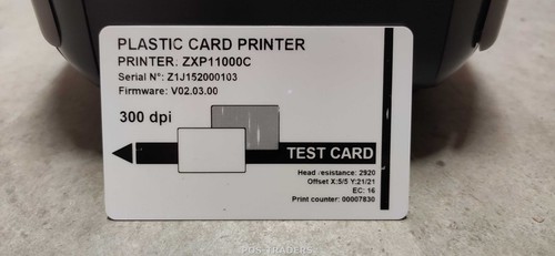 Zebra ZXP Series 1 ID Card Printer Single Side USB Network 562 PRINTS - B - Bild 2 von 6