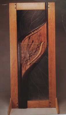 Acoustic Door Hardwood Art Ad Postcard Gary Upton Grass Valley CA