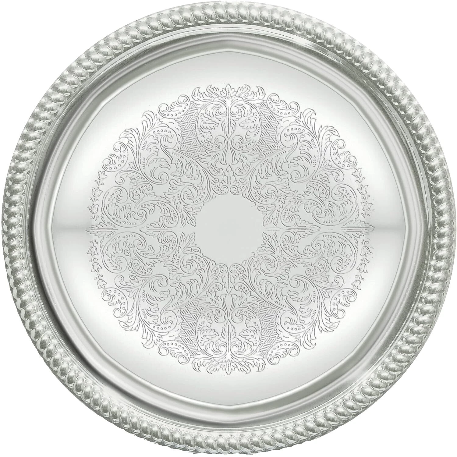Chrome Dinnerware Plates
