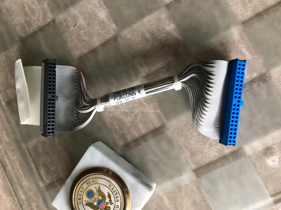 Foxconn DVD Cd-Rom 100-Pin To 40-Pin 6" Server Ribbon Cable 25K9626 - Image 2 of 2