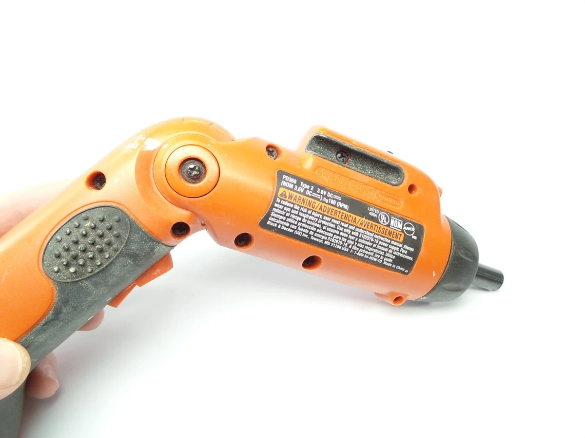 Black & Decker 3.6V Cordless Screwdriver 