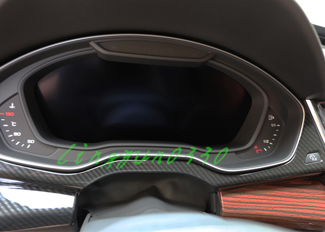 Carbon Fiber Look Car Interior Decoration Of The Trim For Audi Q5 2018