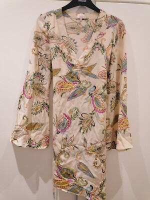 Whistles 100% Silk Dress Size UK