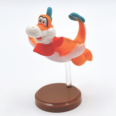 Choco Egg Super Mario 3D World + Fury World ''Plessie'' Mini Figure Japan