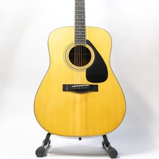 Yamaha Fg-301b Orange Label Jumbo Dreadnought Acoustic Guitar W/ Case - Natural