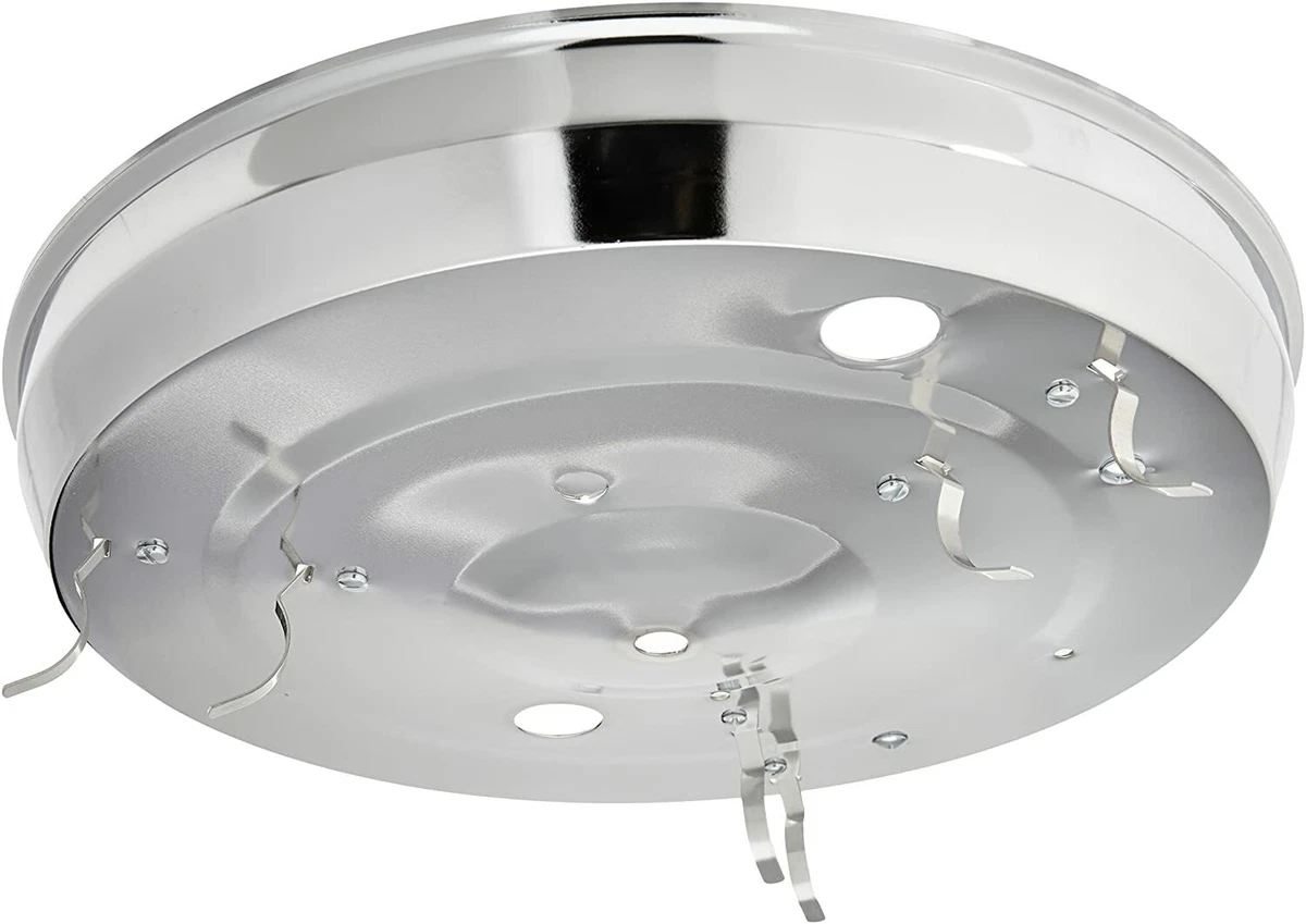 2 Fluorescent Circline 54w Watt Open Bulb Chrome Ceiling Kitchen