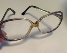 Vintage Jordache Highlander 723110 Eyeglasses Made In USA 80s Mauve, Gold Mod