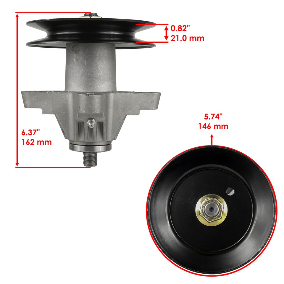 Husillo Para Cub Cadet Y Otras Marcas | Compatible Con Modelos 50" | Pieza Caltric 918-04125A
