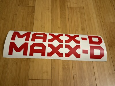 Maxxd Trailers 24” Red Decals new logo MAXX-D Replacement Stickers ...