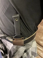 cold Steel SRK leather IWB  BELT LOOP ONLY NO KNIFE NO SHEATH