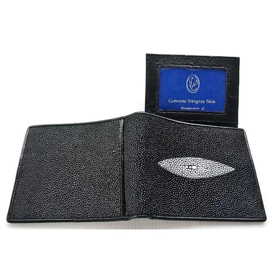 Wallet Bifold Slim Card Genuine Leather Men's Credit Holder Vintage Minimalist - Image 3 of 4