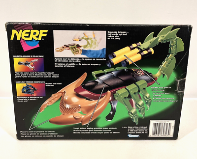 NERF MAX FORCE WHIPTAIL SCORPION BLASTER SET W/ ORIGINAL BOX