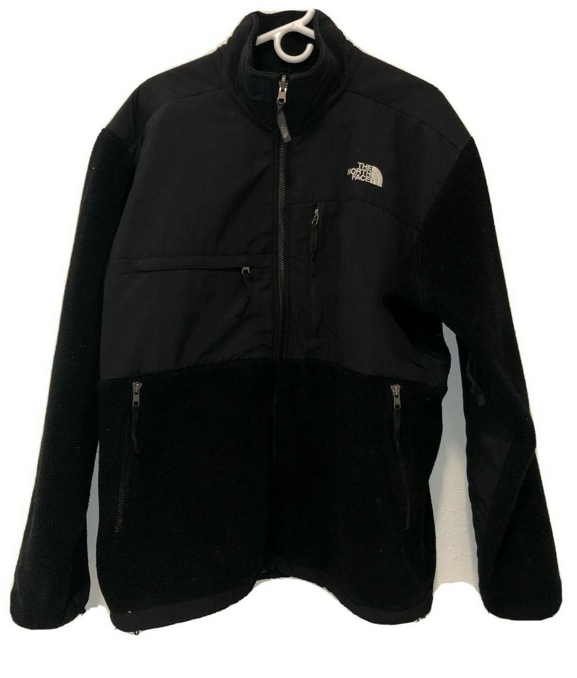 THE NORTH FACE BLACK DENALI FLEECE JACKET MENS LARGE VERY GOOD CONDITION