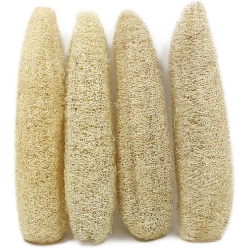 4pcs Natural Loofah Sponges Organic Luffa Bath Shower Sponge Exfoliating Body - Picture 6 of 6