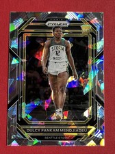 2023 Panini Prizm WNBA Ice Prizm #42 Dulcy Fankam Mendjiadeu Seattle Storm RC