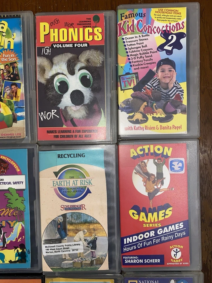Obscure VHS Tapes Children's Videos 90s Odd Learning Kids Shows Vintage HTF OOP - Image 3 of 4