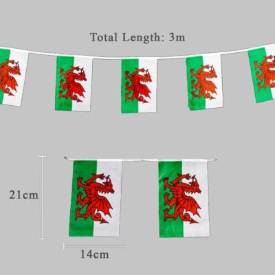 Juego De Accesorios Para Disfraz De Rugby Galés, Bandera De Gales, Banderines Para Todo Tipo De Clima Y Sombrero De Diente De León