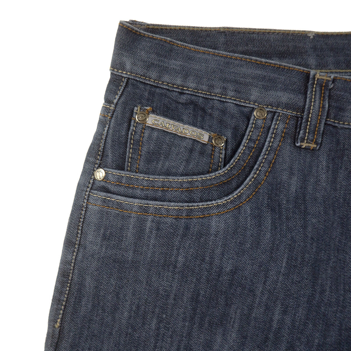 Calvados 731 Straight Jeans Mens 40x32 Medium Blue Denim 100 Calvados 731 Straight Jeans Mens 40x32 Medium Blue Denim 100