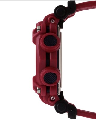 Casio Men's G-Shock Analog-Digital Resin Red Resin Strap Watch