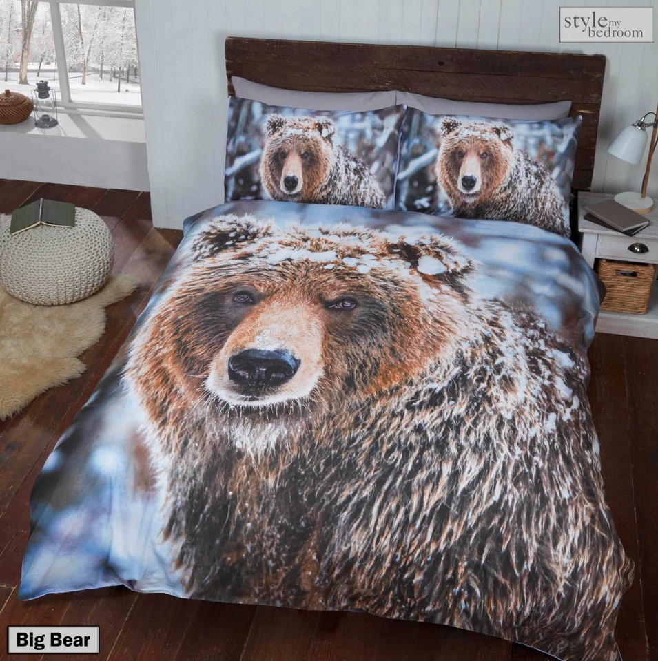 Swedish Animal Pattern Print Bed Set Quilt main image 0