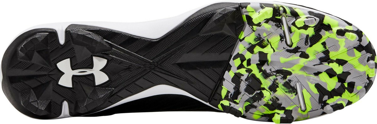 Under Armour Bryce Harper 3 Mid 3020589-001 Black Lace Up Baseball Cleats Sz 10 Under Armour Harper 6 Mid RM Molded Baseball Cleats main image 3