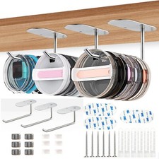 3 Pack Tumbler Lid Organizer, Space-Saving Design Lid Holder for Cups, Adhesive