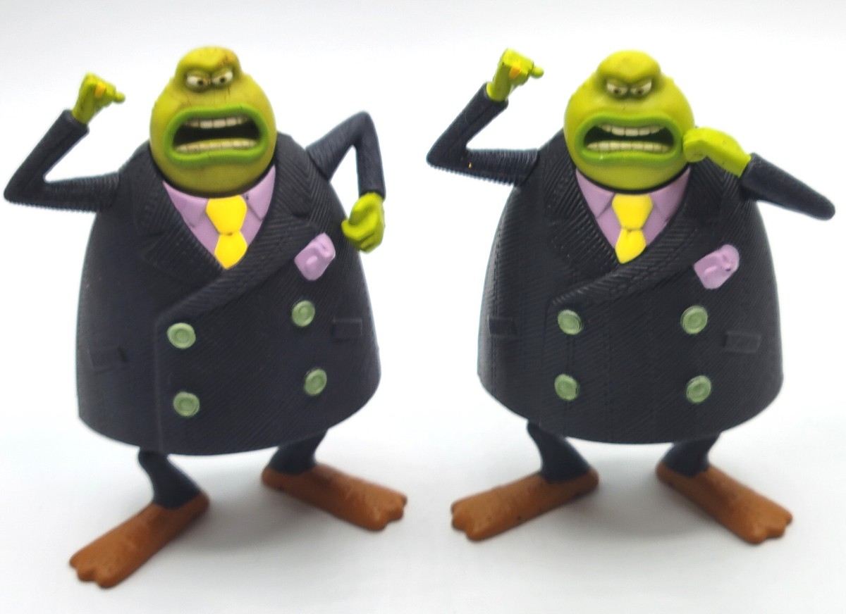 2 McDonald's Happy Meal Toy Flushed Away The Toad Frog Arms Head
