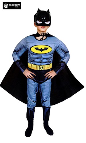 Batman Vestito Costume Carnevale Bambino Boy Cosplay Costumes Dress Up  BATM001 | eBay