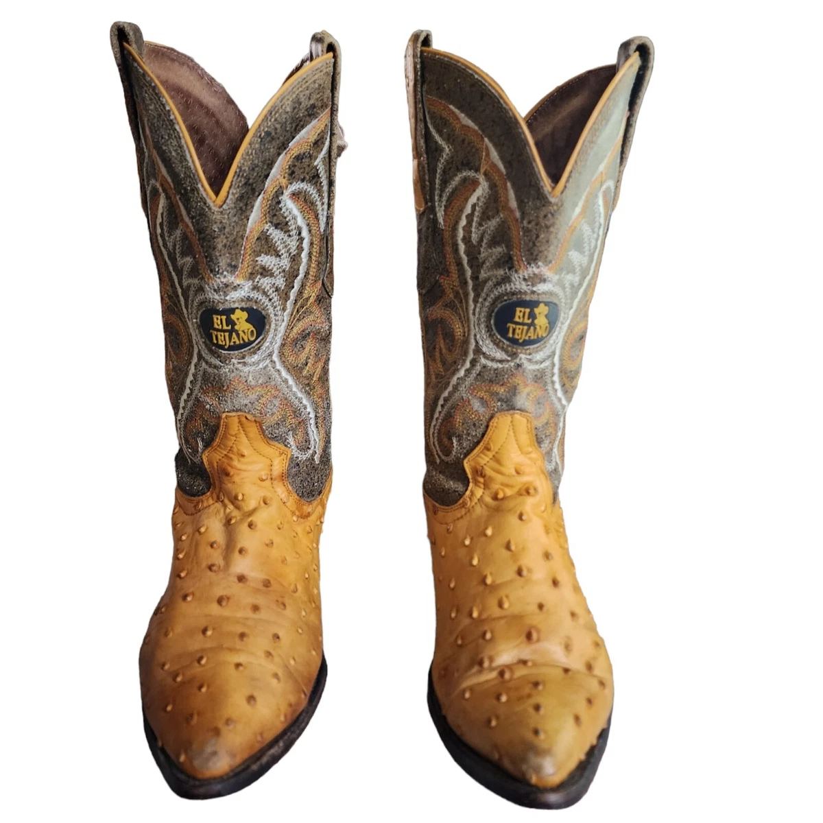 Pointed toe hotsell ostrich boots