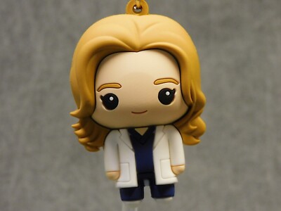 Grey's Anatomy NEW * Erica Hahn Clip - Chase * Blind Bag Monogram Keychain