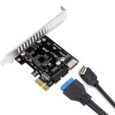 PCI-E to USB 3.0 Expansion Card 5Gpbs Type E PCI Express Card 19/20 Pin Header