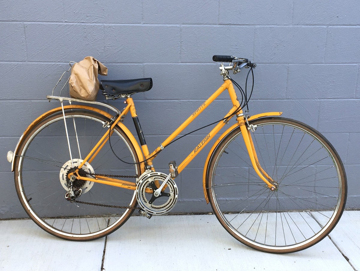 No 0407)Raleigh 外装 (前3段 後8段) 700 32C Vintage Raleigh 3