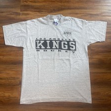 Image of Vintage Los Angeles Kings NHL Hockey 90s Salem Tshirt L USA Single Stitch NWT DS
