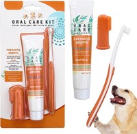 Hunde Zahnpflege Set 3-Teilig Mit ZahnbüRste Und Zahnpasta