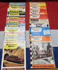 Vintage 1960 & 1987 Railroad Model Craftsman Train Magazines 19 Issues Exc Cond.