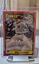 2025 Topps Series 2 - Topps Baseball Autographs Will Warren #90B2-WWA (AU, RC)