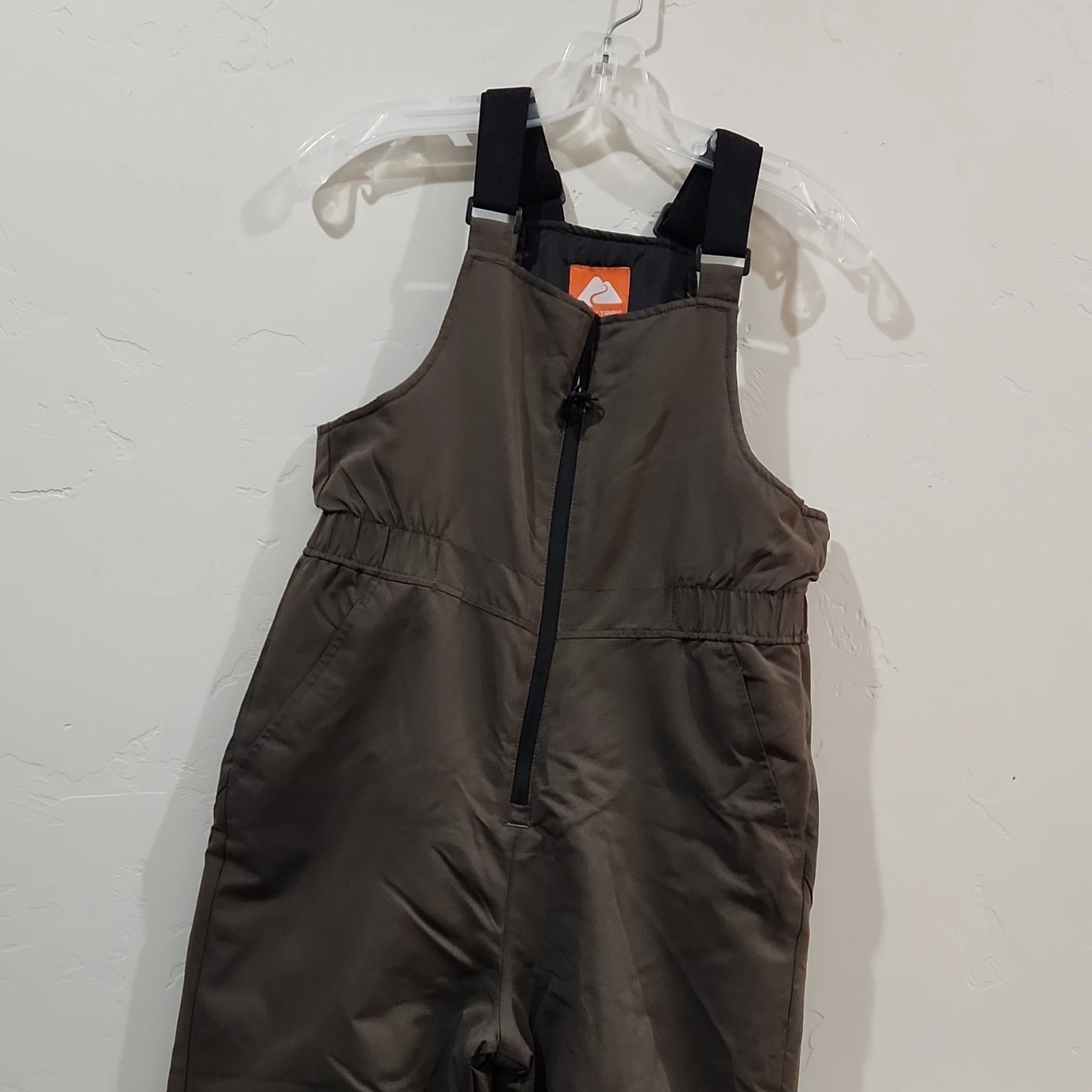 Ozark Trail Snow Bib Pants Brown XXL (18) Unisex Kids Winter Outdoor
