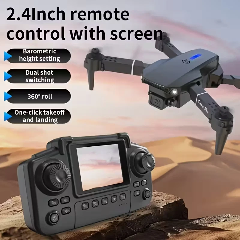2025 MAX Foldable Drone with HD Screen, 2 Batteries, RC Quadcopter for Adults - Image 3 of 4