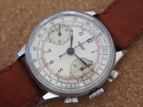 Vintage mens Tissot 15TL manual wind chronograph all original ...