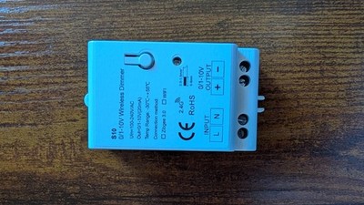 S10 Zigbee 3.0 0/1-10V Wireless Dimmer Module 100-240VAC Smart Things