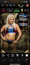 DIGITAL Topps WWE Slam 2017 Season PPV Signature Award Alexa Bliss 2907cc Rare!!