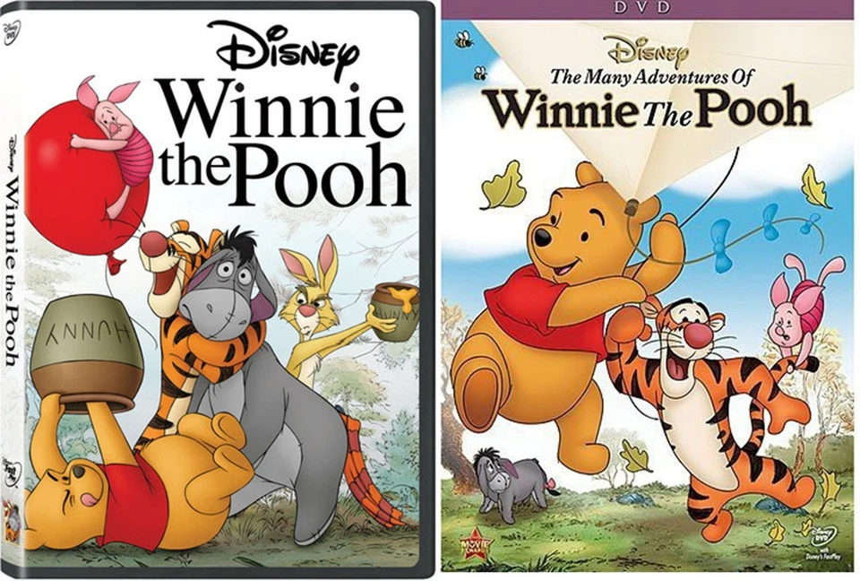 Disney Double Feature WINNIE THE POOH & THE MANY ADVENTURES OF WINNIE 2 DVD Set - Image 2 of 4