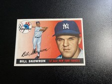1955 Topps - Bill Skowron #22 High Grade Beauty. Hairline Crease Hard To See.